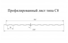 Профнастил С-8  Grand Line Atlas